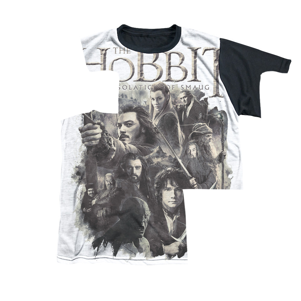Hobbit Movie Trilogy, The Hollen Amarth - Youth Black Back T-Shirt Youth Black Back T-Shirt (Ages 8-12) The Hobbit   