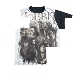 Hobbit Movie Trilogy, The Hollen Amarth - Youth Black Back T-Shirt Youth Black Back T-Shirt (Ages 8-12) The Hobbit   