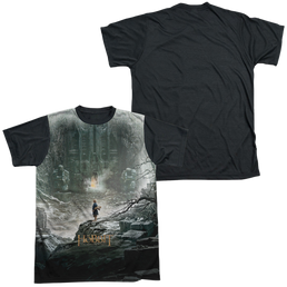 Hobbit Movie Trilogy, The Big Poster - Men's Black Back T-Shirt Men's Black Back T-Shirt The Hobbit   