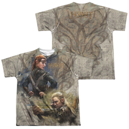 Hobbit Movie Trilogy, The Elves (Front & Back) - Youth All-Over Print T-Shirt Youth All-Over Print T-Shirt (Ages 8-12) The Hobbit   