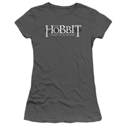 Hobbit Movie Trilogy, The Ornate Logo - Juniors T-Shirt Juniors T-Shirt The Hobbit   