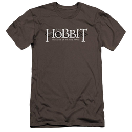 Hobbit Movie Trilogy, The Ornate Logo - Men's Premium Slim Fit T-Shirt Men's Premium Slim Fit T-Shirt The Hobbit   