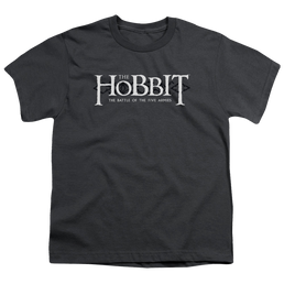 Hobbit Movie Trilogy, The Ornate Logo - Youth T-Shirt Youth T-Shirt (Ages 8-12) The Hobbit   