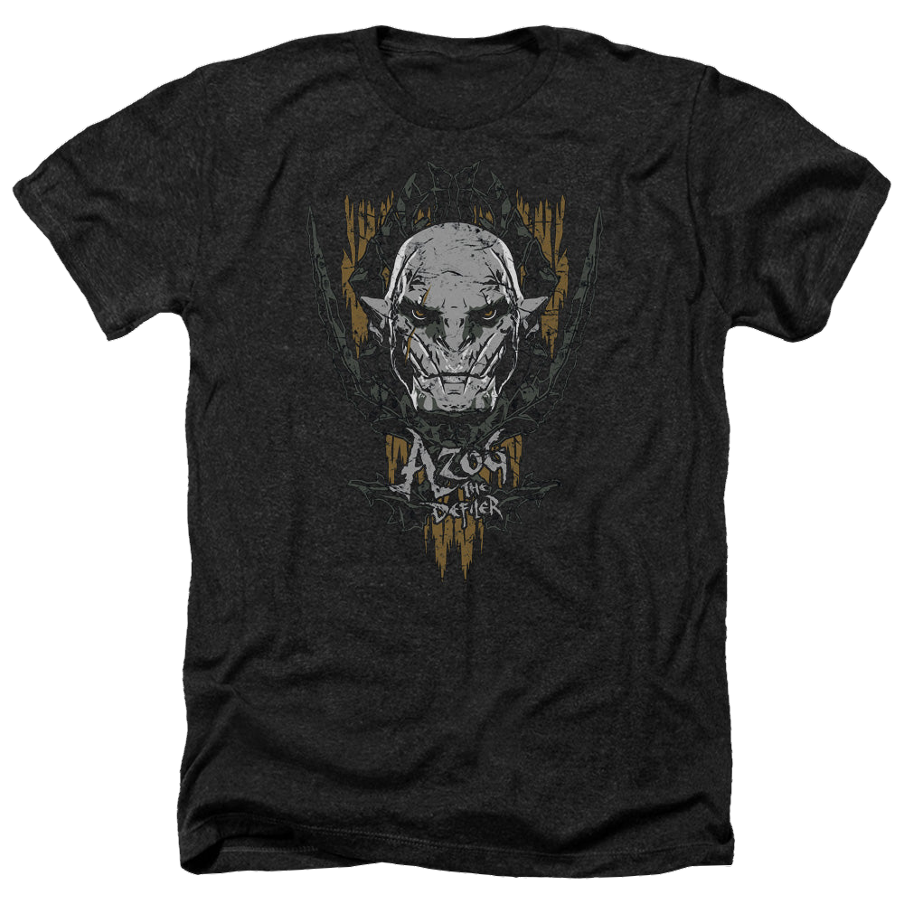 Hobbit Movie Trilogy, The Azog - Men's Heather T-Shirt Men's Heather T-Shirt The Hobbit   