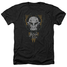 Hobbit Movie Trilogy, The Azog - Men's Heather T-Shirt Men's Heather T-Shirt The Hobbit   