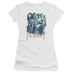 Hobbit Movie Trilogy, The Main Characters - Juniors T-Shirt Juniors T-Shirt The Hobbit   