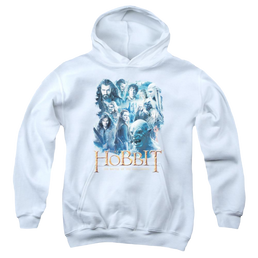 Hobbit Movie Trilogy, The Main Characters - Youth Hoodie Youth Hoodie (Ages 8-12) The Hobbit   