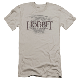 Hobbit Movie Trilogy, The Door Logo - Men's Premium Slim Fit T-Shirt Men's Premium Slim Fit T-Shirt The Hobbit   