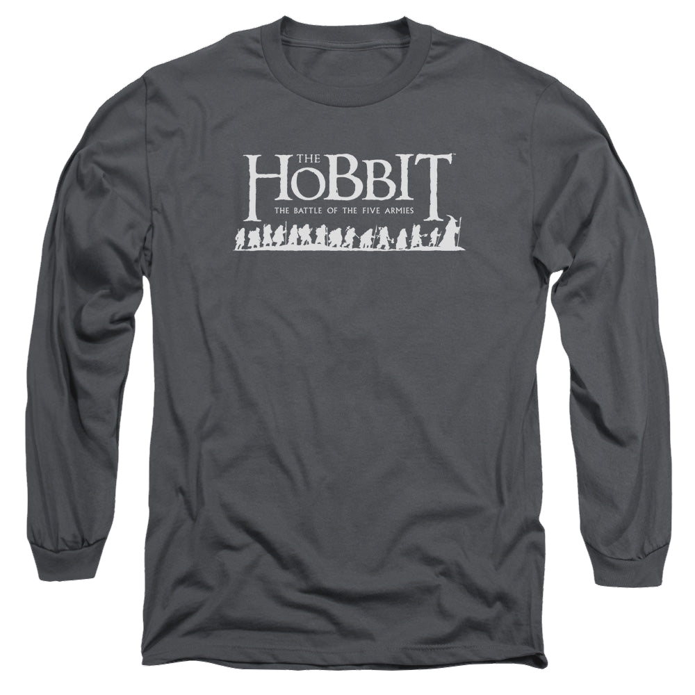 Hobbit Movie Trilogy, The Walking Logo - Men's Long Sleeve T-Shirt Men's Long Sleeve T-Shirt The Hobbit   