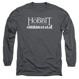 Hobbit Movie Trilogy, The Walking Logo - Men's Long Sleeve T-Shirt Men's Long Sleeve T-Shirt The Hobbit   