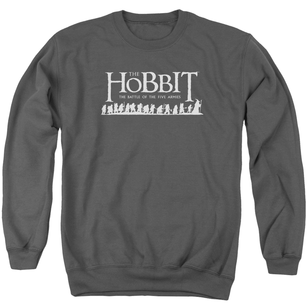 Hobbit Movie Trilogy, The Walking Logo - Men's Crewneck Sweatshirt Men's Crewneck Sweatshirt The Hobbit   