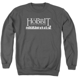 Hobbit Movie Trilogy, The Walking Logo - Men's Crewneck Sweatshirt Men's Crewneck Sweatshirt The Hobbit   