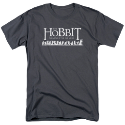 Hobbit Movie Trilogy, The Walking Logo - Men's Regular Fit T-Shirt Men's Regular Fit T-Shirt The Hobbit   