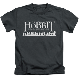 Hobbit Movie Trilogy, The Walking Logo - Kid's T-Shirt Kid's T-Shirt (Ages 4-7) The Hobbit   