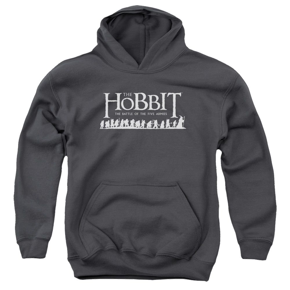 Hobbit Movie Trilogy, The Walking Logo - Youth Hoodie Youth Hoodie (Ages 8-12) The Hobbit   