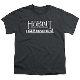 Hobbit Movie Trilogy, The Walking Logo - Youth T-Shirt Youth T-Shirt (Ages 8-12) The Hobbit   