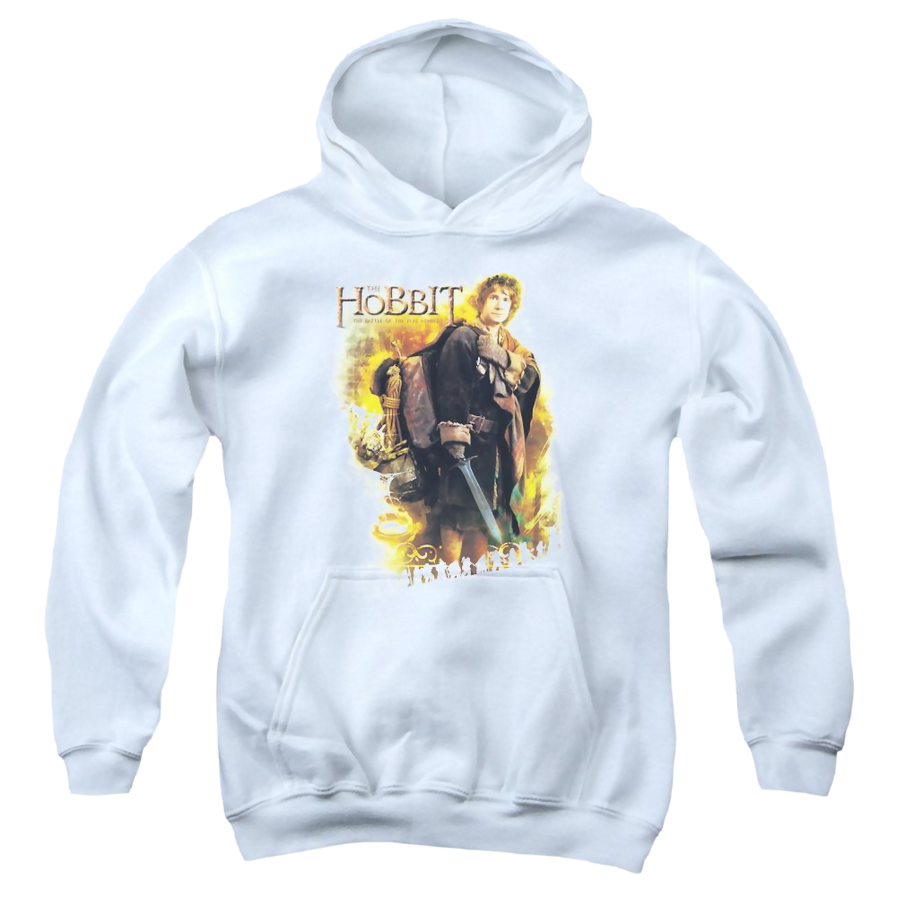 Hobbit Movie Trilogy, The Bilbo - Youth Hoodie Youth Hoodie (Ages 8-12) The Hobbit   