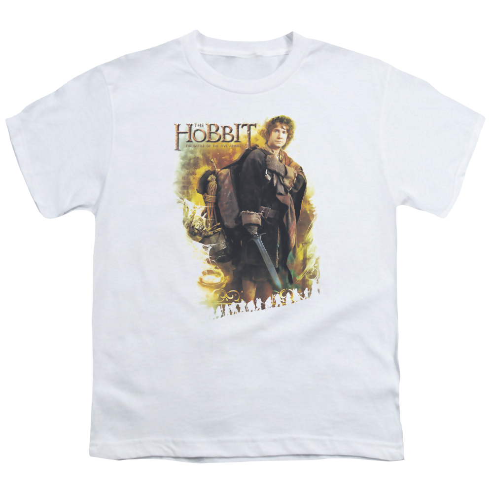 Hobbit Movie Trilogy, The Bilbo - Youth T-Shirt Youth T-Shirt (Ages 8-12) The Hobbit   