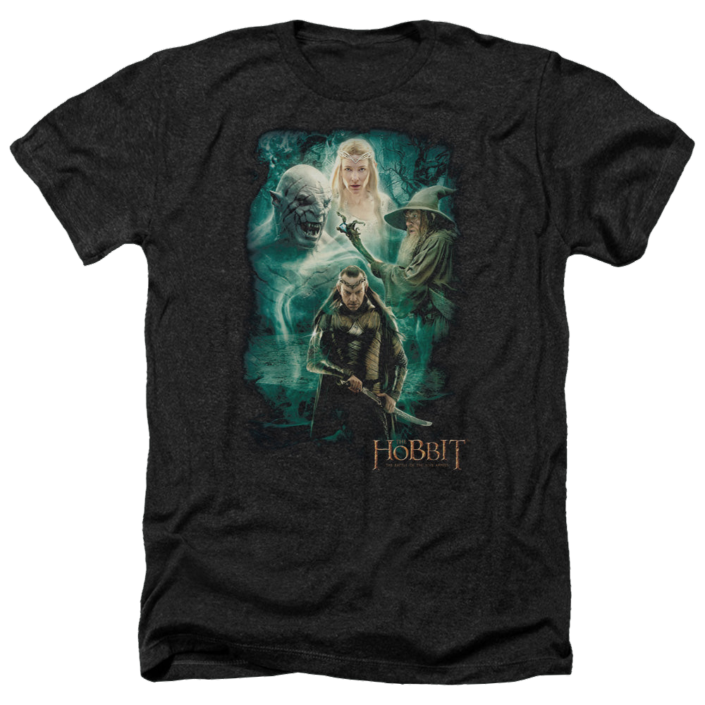 Hobbit Movie Trilogy, The Elronds Crew - Men's Heather T-Shirt Men's Heather T-Shirt The Hobbit   