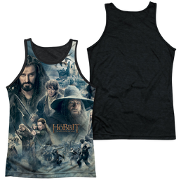 Hobbit Movie Trilogy, The Epic Poster - Men's Black Back Tank Top Men's Black Back Tank The Hobbit   