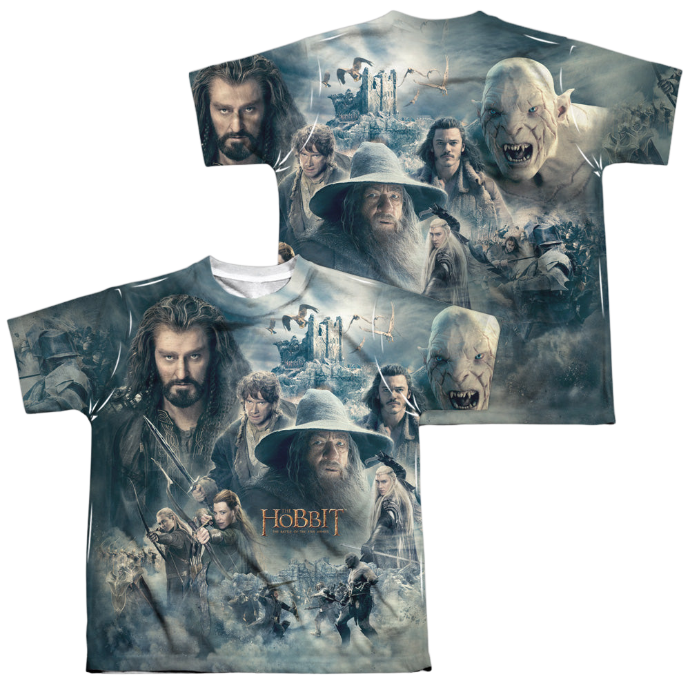 Hobbit Movie Trilogy, The Epic Poster - Youth All-Over Print T-Shirt Youth All-Over Print T-Shirt (Ages 8-12) The Hobbit   