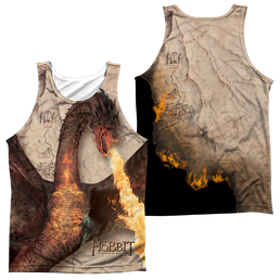 Hobbit Movie Trilogy, The Smaug Attack F/B - Men's All Over Print Tank Men's All Over Print Tank The Hobbit   