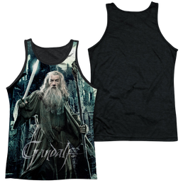 Hobbit Movie Trilogy, The Wizard - Men's Black Back Tank Top Men's Black Back Tank The Hobbit   