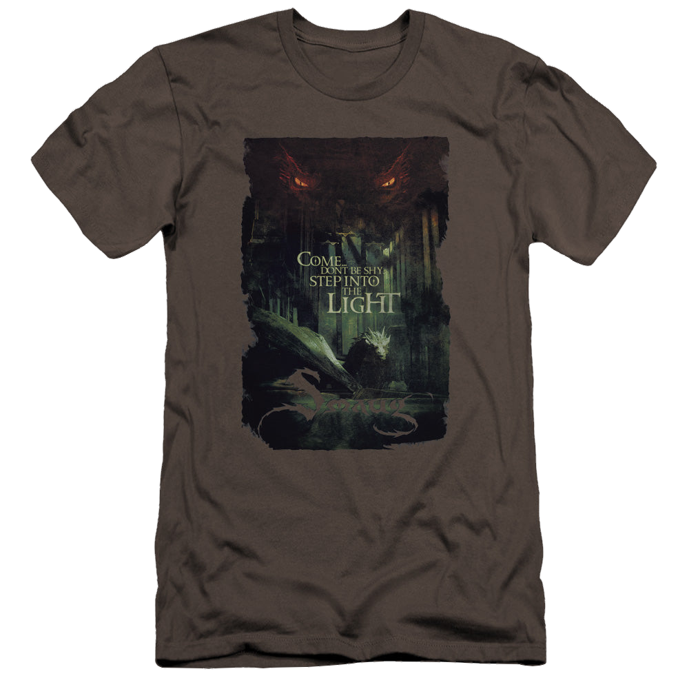Hobbit Movie Trilogy, The Taunt - Men's Premium Slim Fit T-Shirt Men's Premium Slim Fit T-Shirt The Hobbit   