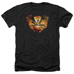 Hobbit Movie Trilogy, The Reign In Flame - Men's Heather T-Shirt Men's Heather T-Shirt The Hobbit   