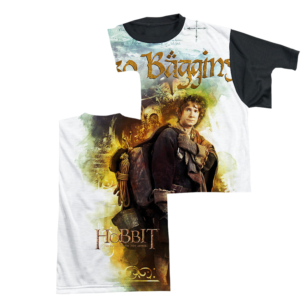 Hobbit Movie Trilogy, The Bilbo - Men's Black Back T-Shirt Men's Black Back T-Shirt The Hobbit   
