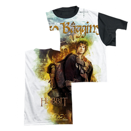 Hobbit Movie Trilogy, The Bilbo - Men's Black Back T-Shirt Men's Black Back T-Shirt The Hobbit   