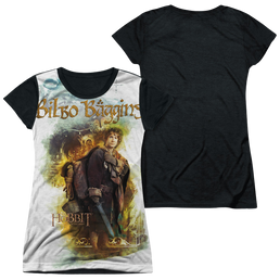 Hobbit Movie Trilogy, The Bilbo - Juniors Black Back T-Shirt Juniors Black Back T-Shirt The Hobbit   