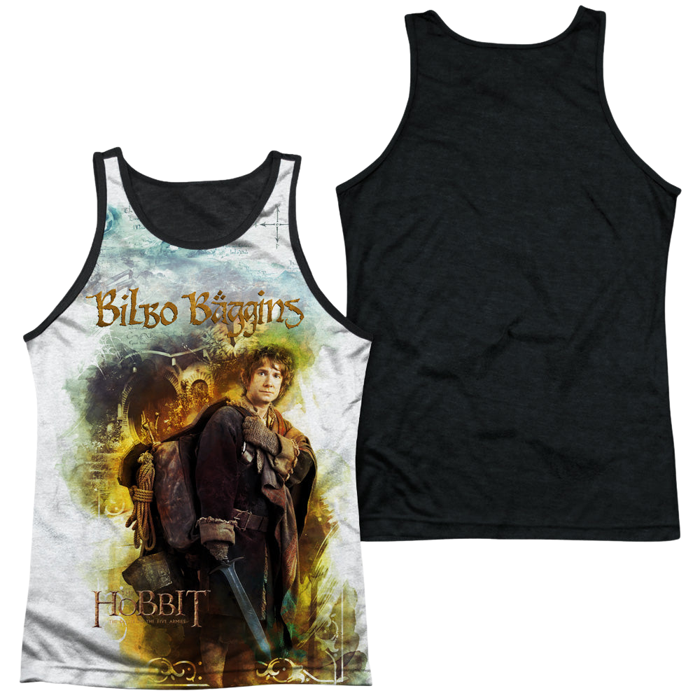 Hobbit Movie Trilogy, The Bilbo - Men's Black Back Tank Top Men's Black Back Tank The Hobbit   