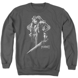 Hobbit Movie Trilogy, The King Thorin - Men's Crewneck Sweatshirt Men's Crewneck Sweatshirt The Hobbit   