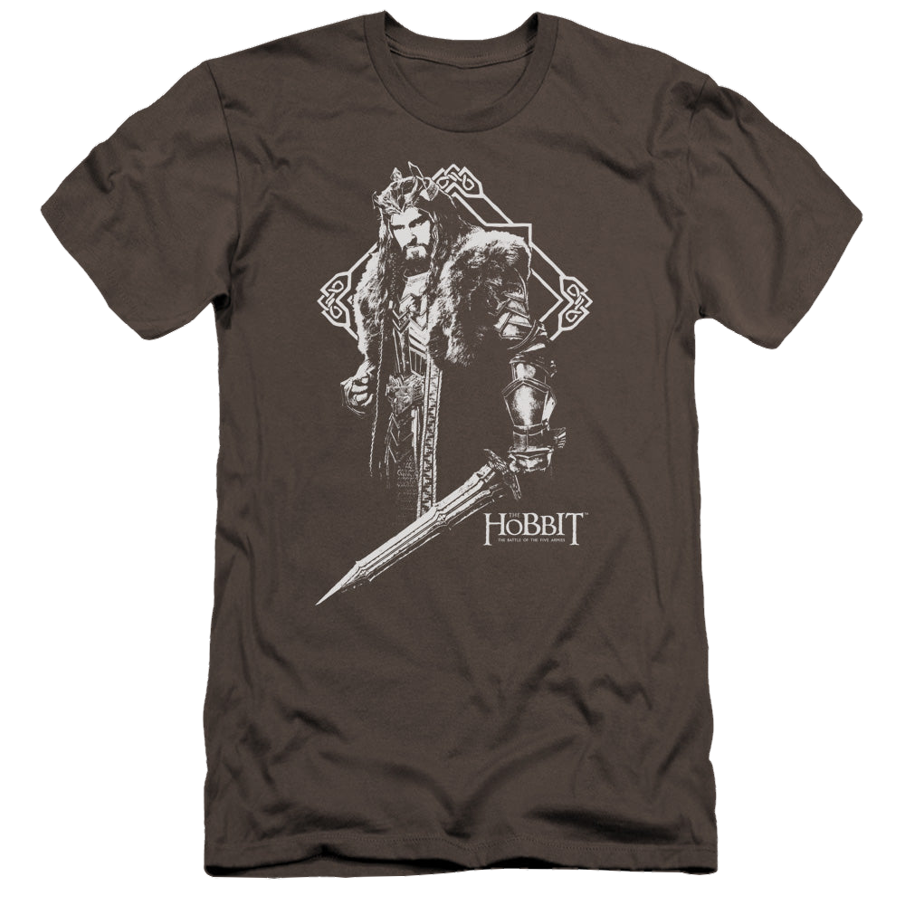 Hobbit Movie Trilogy, The King Thorin - Men's Premium Slim Fit T-Shirt Men's Premium Slim Fit T-Shirt The Hobbit   