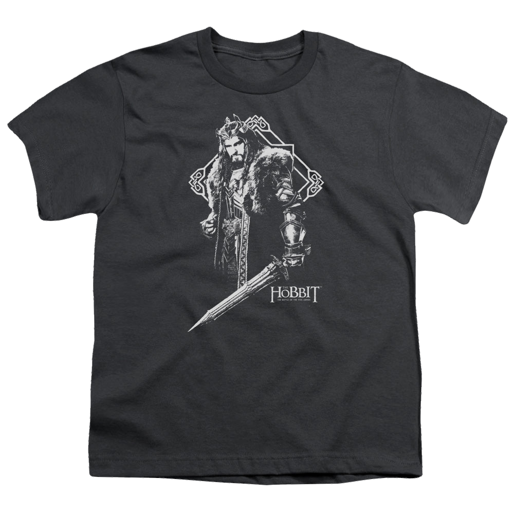 Hobbit Movie Trilogy, The King Thorin - Youth T-Shirt Youth T-Shirt (Ages 8-12) The Hobbit   
