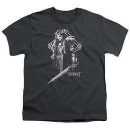 Hobbit Movie Trilogy, The King Thorin - Youth T-Shirt Youth T-Shirt (Ages 8-12) The Hobbit   