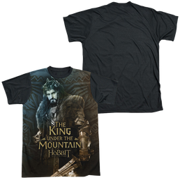 Hobbit Movie Trilogy, The King - Men's Black Back T-Shirt Men's Black Back T-Shirt The Hobbit   