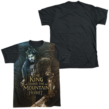 The Hobbit King men's black back t-shirt