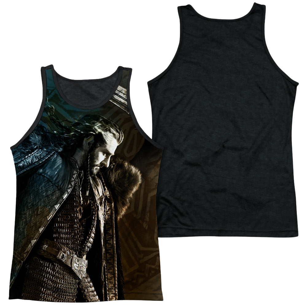Hobbit Movie Trilogy, The King - Men's Black Back Tank Top Men's Black Back Tank The Hobbit   
