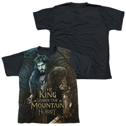 Hobbit Movie Trilogy, The King - Youth Black Back T-Shirt Youth Black Back T-Shirt (Ages 8-12) The Hobbit   