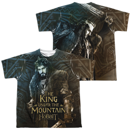 Hobbit Movie Trilogy, The King (Front/Back Print) - Youth All-Over Print T-Shirt Youth All-Over Print T-Shirt (Ages 8-12) The Hobbit   
