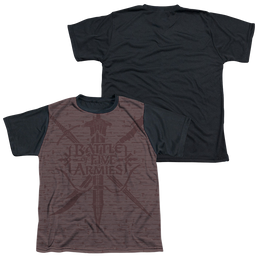 Hobbit Movie Trilogy, The Weapons - Youth Black Back T-Shirt Youth Black Back T-Shirt (Ages 8-12) The Hobbit   