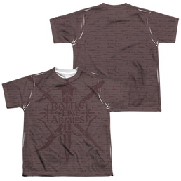Hobbit Movie Trilogy, The Weapons (Front/Back) - Youth All-Over Print T-Shirt Youth All-Over Print T-Shirt (Ages 8-12) The Hobbit   