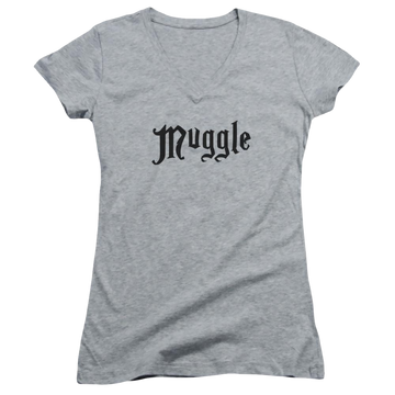 Harry Potter Muggle Juniors V-Neck T-Shirt Juniors V-Neck T-Shirt Harry Potter   