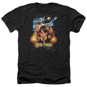 Harry Potter Movie Poster Men's Heather T-Shirt Men's Heather T-Shirt Harry Potter   
