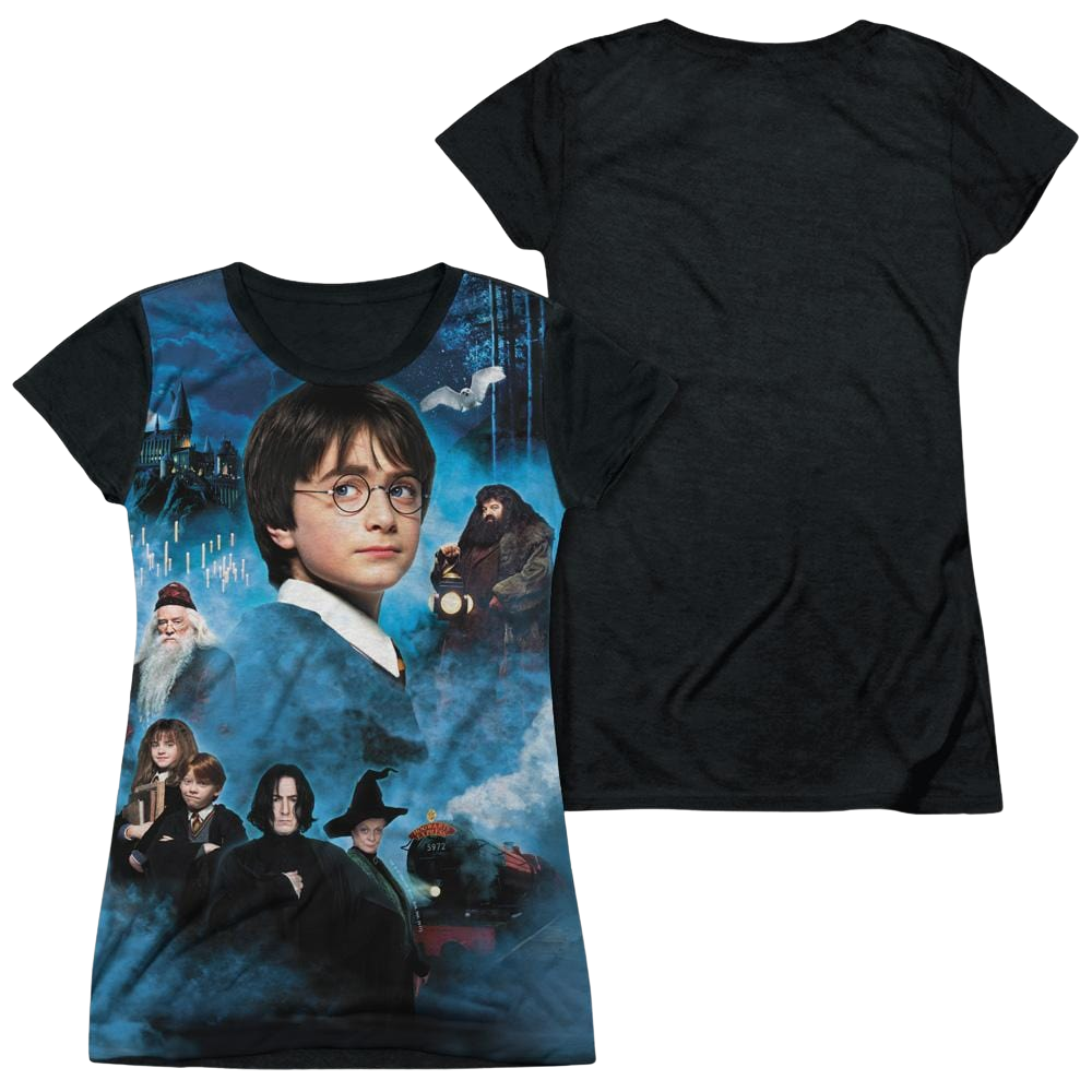 Harry Potter First Year Juniors Black Back T-Shirt Juniors Black Back T-Shirt Harry Potter   