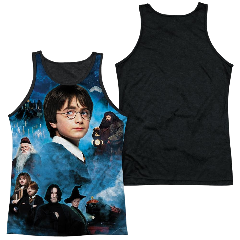 Harry Potter First Year Men's Black Back Tank Men's Black Back Tank Harry Potter   