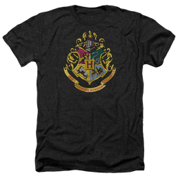 Harry Potter Hogwarts Crest Men's Heather T-Shirt Men's Heather T-Shirt Harry Potter   