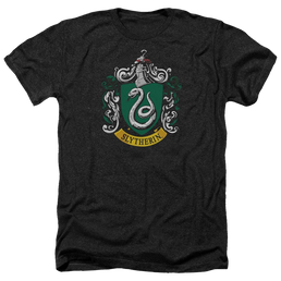 Harry Potter Slytherin Crest Men's Heather T-Shirt Men's Heather T-Shirt Harry Potter   